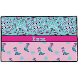 Cowgirl Door Mat - 60"x36" (Personalized)