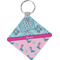 Cowgirl Diamond Plastic Keychain w/ Name or Text