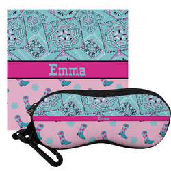 Cowgirl Eyeglass Case & Cloth (Personalized)