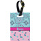 Cowgirl Plastic Luggage Tag - Rectangular w/ Name or Text