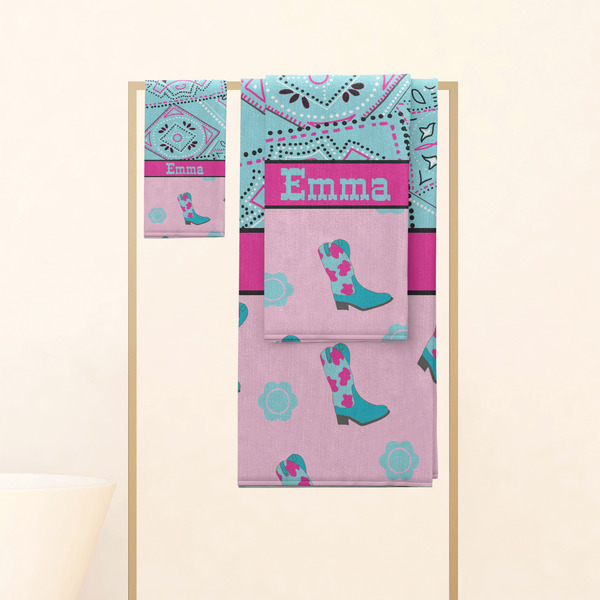 Cowgirl Personalized Towel Set