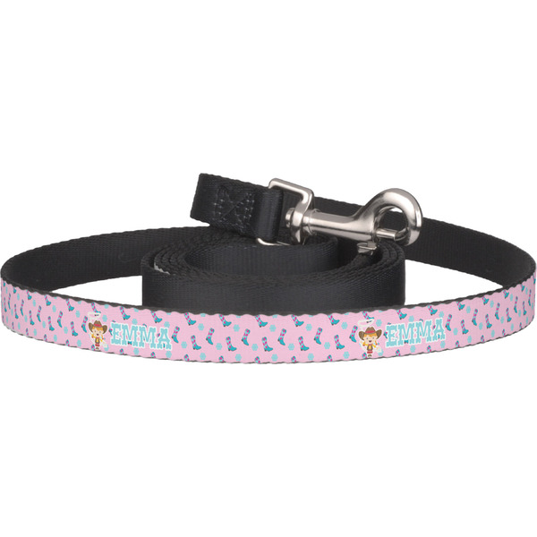 Custom Cowgirl Dog Leash (Personalized)