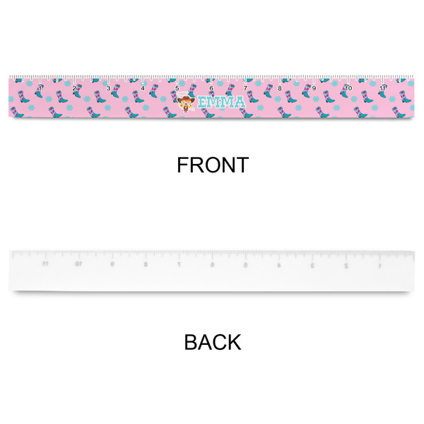 Cowgirl Plastic Ruler - 12" - APPROVAL