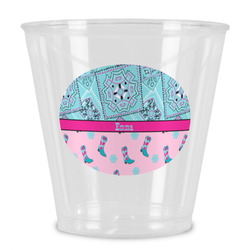 Cowgirl Plastic Shot Glass (Personalized)