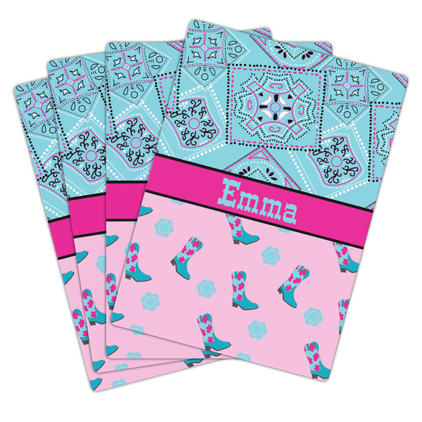 Cowgirl Playing Cards - Hand Back View