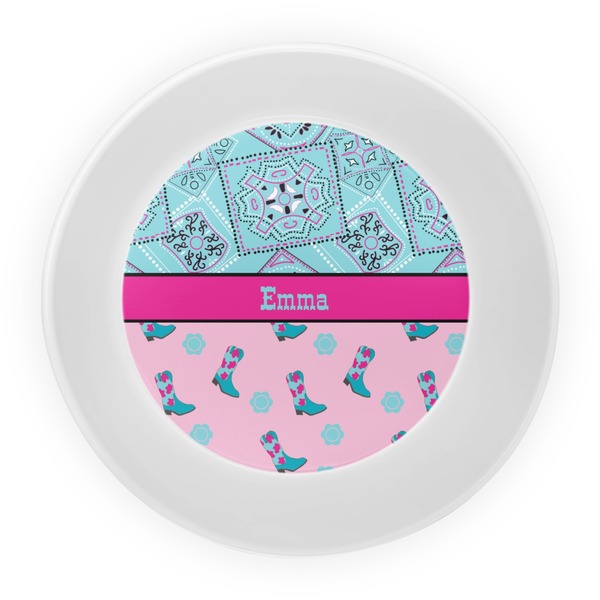 Cowgirl Melamine Bowl - Center