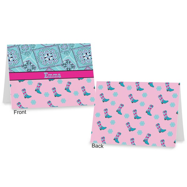 Cowgirl Postcard - Front and Back