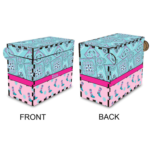 Cowgirl Recipe Box - Full Color - Approval