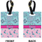 Cowgirl Rectangle Luggage Tag (Front + Back)