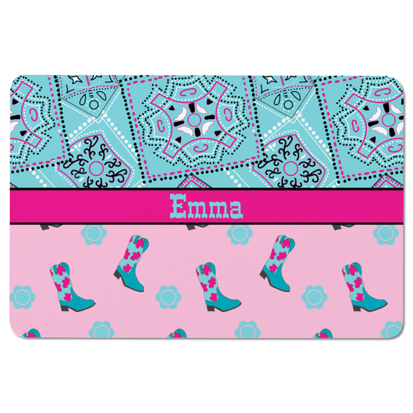 Cowgirl Rectangular Fridge Magnet - FRONT