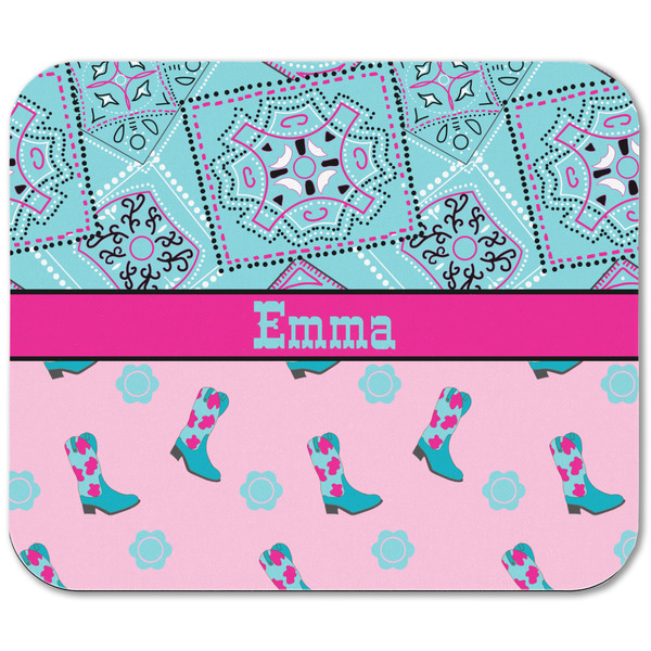 Cowgirl Rectangular Mouse Pad - APPROVAL