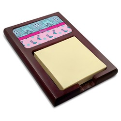 Cowgirl Red Mahogany Sticky Note Holder (Personalized)