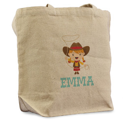 Cowgirl Reusable Cotton Grocery Bag (Personalized)