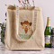 Cowgirl Reusable Cotton Grocery Bag - In Context