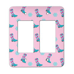 Cowgirl Rocker Style Light Switch Cover - Two Switch
