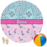 Cowgirl Round Beach Towel (Personalized)