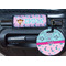 Cowgirl Round Luggage Tag & Handle Wrap - In Context