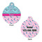 Cowgirl Round Pet ID Tag - Large - Approval