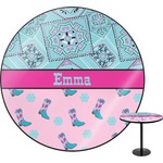 Cowgirl Round Table - 24" (Personalized)