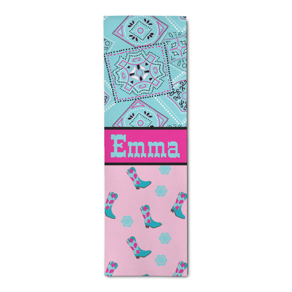 Custom Cowgirl Runner Rug - 2.5'x8' w/ Name or Text