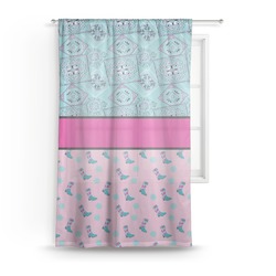 Cowgirl Sheer Curtain (Personalized)