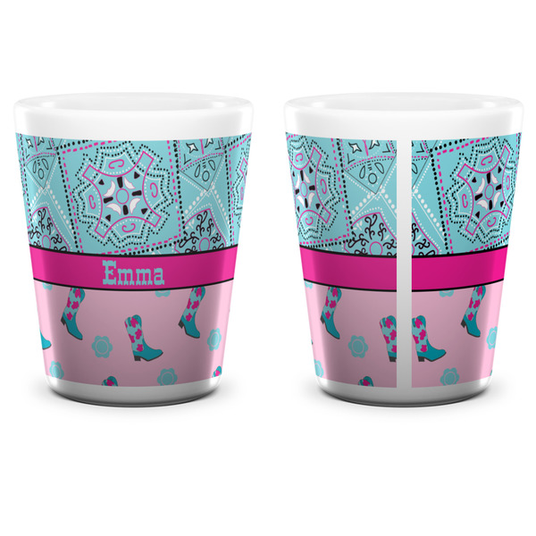 Cowgirl Shot Glass - White - APPROVAL