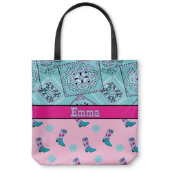 Cowgirl Canvas Tote Bag (Personalized)