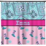 Cowgirl Shower Curtain - Custom Size (Personalized)