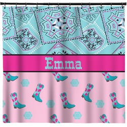 Cowgirl Shower Curtain - Custom Size (Personalized)