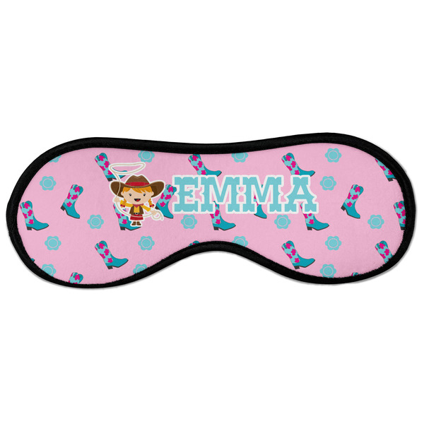 Custom Cowgirl Sleeping Eye Masks - Large (Personalized)
