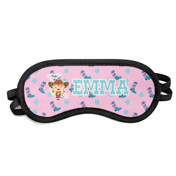 Custom Cowgirl Sleeping Eye Mask (Personalized)