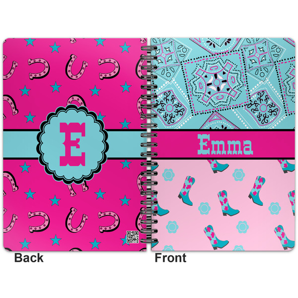 Cowgirl Spiral Journal 7 x 10 - Apvl