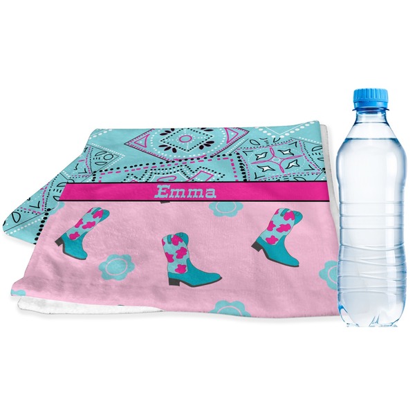 Custom Cowgirl Sports & Fitness Towel (Personalized)