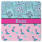 Cowgirl Square Rubber Backed Coaster (Personalized)