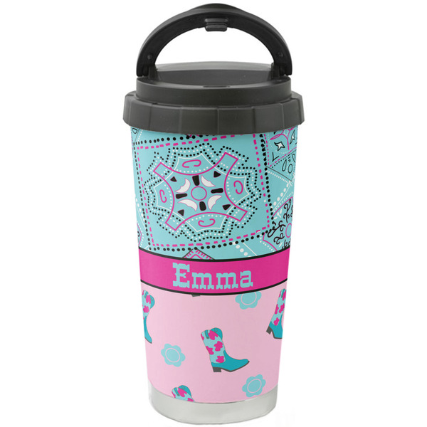Custom Cowgirl Stainless Steel Coffee Tumbler (Personalized)
