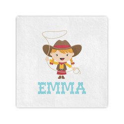 Cowgirl Standard Cocktail Napkins (Personalized)