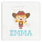 Cowgirl Paper Dinner Napkin - Front View