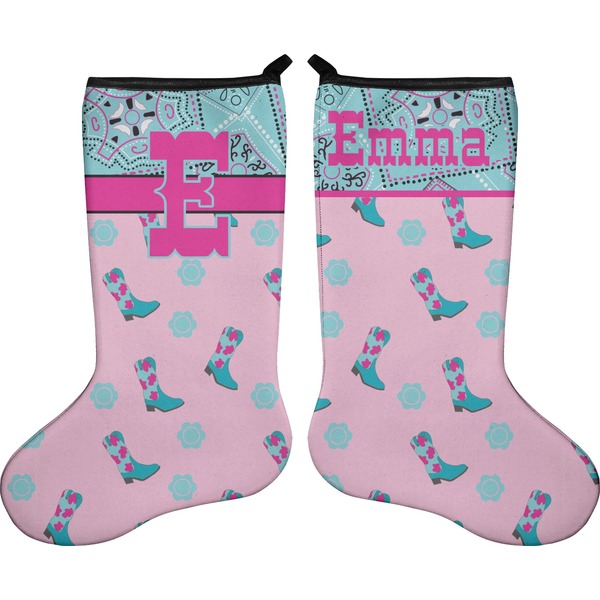 Cowgirl Stocking - Double-Sided - Approval