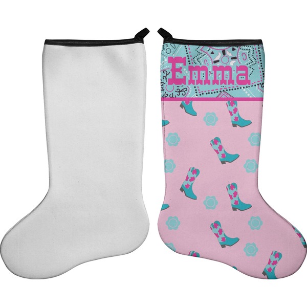 Cowgirl Stocking - Single-Sided - Approval