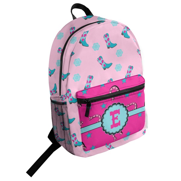 Custom Cowgirl Student Backpack (Personalized)