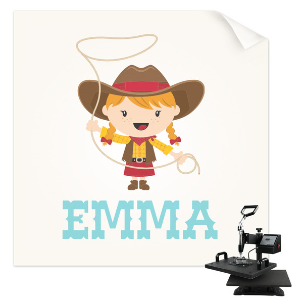 Custom Cowgirl Sublimation Transfer - Youth / Women (Personalized)