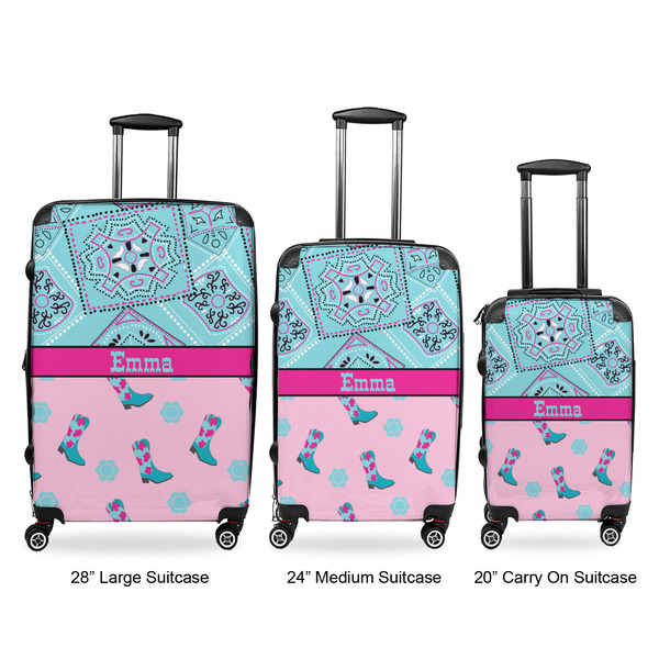 Cowgirl Suitcase Set 1 - APPROVAL