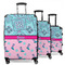 Cowgirl 3 Piece Luggage Set - 20" Carry On, 24" Medium Checked, 28" Large Checked (Personalized)