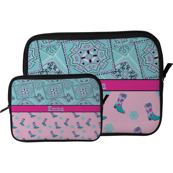 Cowgirl Tablet Sleeve (Size Comparison)