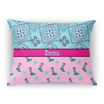 Cowgirl Rectangular Throw Pillow Case (Personalized)