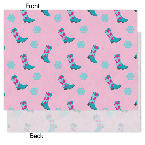 Cowgirl Tissue Paper - Lightweight - Medium - Front & Back