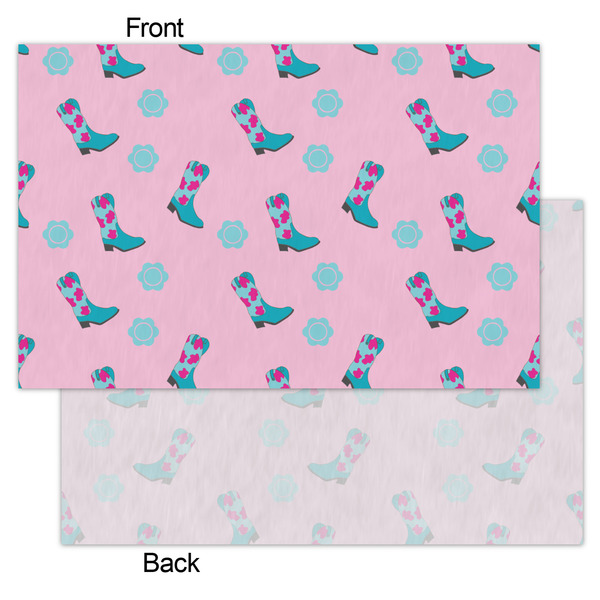 Cowgirl Tissue Paper - Lightweight - Small - Front & Back
