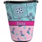 Cowgirl Waste Basket - Double Sided (Black) (Personalized)