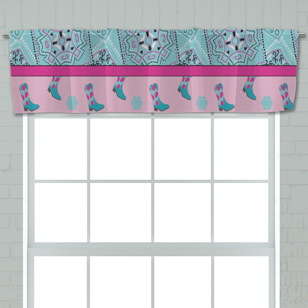 Cowgirl Valance - Closeup on window