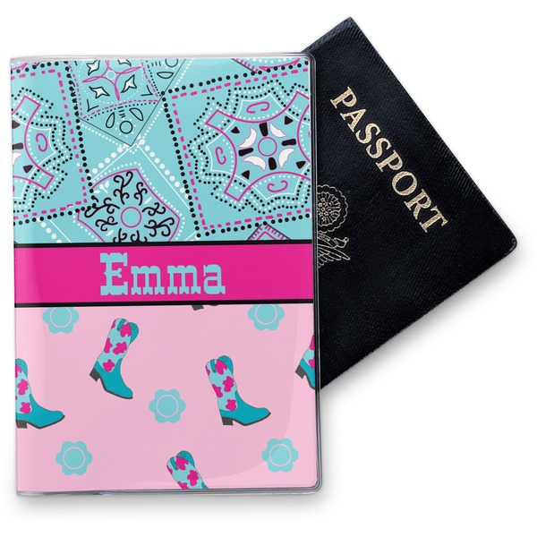Custom Cowgirl Vinyl Passport Holder (Personalized)